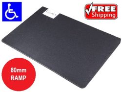 RUBBER ACCESS WHEELCHAIR RAMP 80MM
