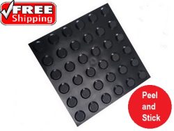 TACTILE GROUND INDICATOR BLIND WARNING SURFACE BLACK