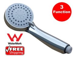 HANDHELD SHOWER HEAD HAND SET 3 FUNCTION AS1428.1