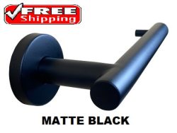 MATTE BLACK TOILET ROLL HOLDER