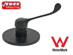 MATTE BLACK DISABLED SHOWER MIXER WALL MUZARDI CARE AS1428.1