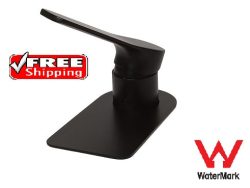 MATTE BLACK DISABLED SHOWER MIXER WALL MUZARDI SLEEK CARE AS1428.1