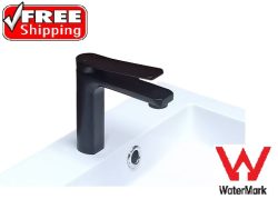 MATTE BLACK DISABLED MIXER HAND BASIN MUZARDI SLEEK CARE AS1428.1