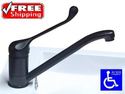 MATTE BLACK KITCHEN MIXER MUZARDI CARE AS1428.1