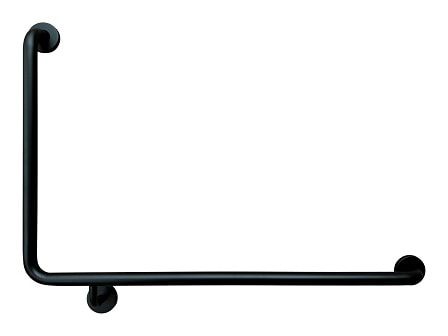 90° GRAB BAR RH TRANSFER MATTE BLACK AS1428.1 - Image 3