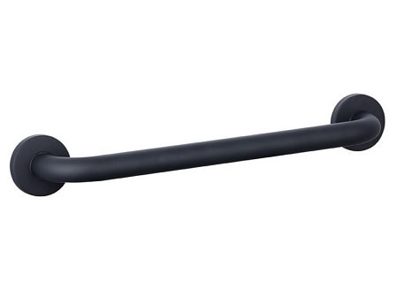 MATTE BLACK SAFETY RAIL GRAB BAR 450MM - Image 3