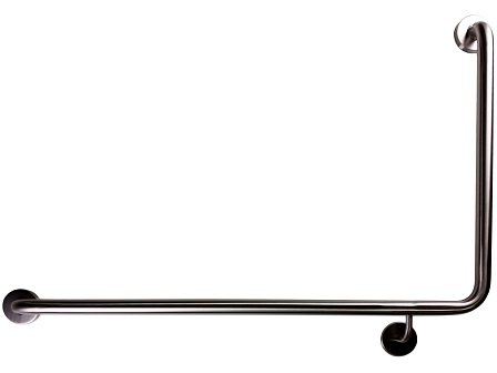 90° Grab Bar + 450mm LH Transfer AS1428.1 Compliant - Image 2