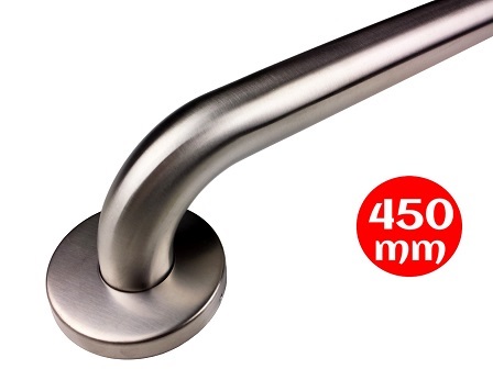 90° Grab Bar + 450mm LH Transfer AS1428.1 Compliant - Image 3