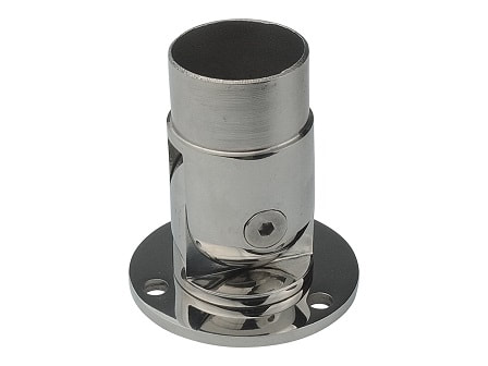HANDRAIL POST SUPPORT VARIABLE GROUND 316 STAINLESS 2" - Image 5