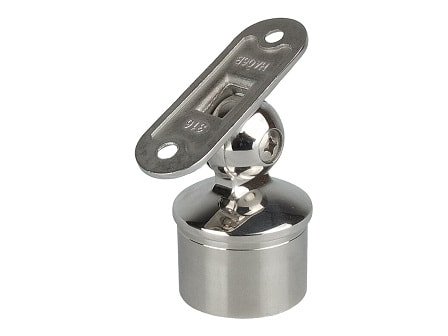 HANDRAIL VARIABLE FLAT POST TOP SUPPORT 316 STAINLESS 2" - Image 3
