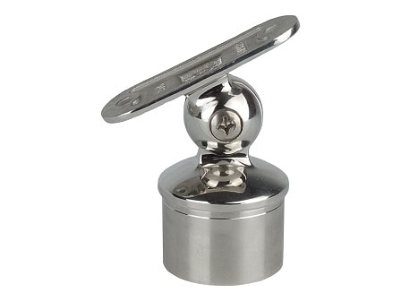 HANDRAIL VARIABLE FLAT POST TOP SUPPORT 316 STAINLESS 2" - Image 4