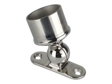 HANDRAIL VARIABLE FLAT POST TOP SUPPORT 316 STAINLESS 2" - Image 6
