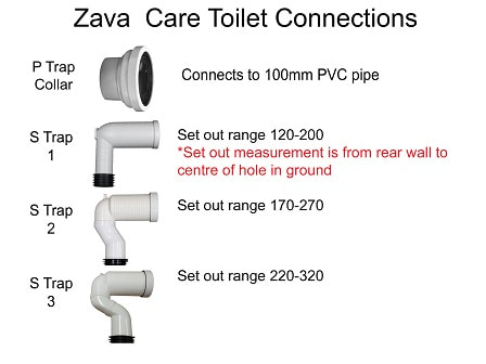 ZAVA CARE DISABLED TOILET AS1428.1 - P TRAP - Image 8