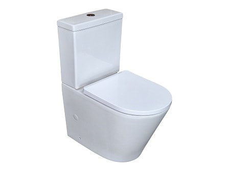 ZAVA ABODE BACK TO WALL TOILET SUITE S TRAP WALL FACED - Image 2