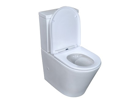 ZAVA ABODE BACK TO WALL TOILET SUITE S TRAP WALL FACED - Image 9