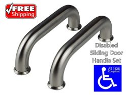 DISABLED SLIDING DOOR HANDLE SET AS1428.1