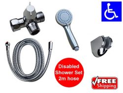 DISABLED SHOWER SET KIT 2M HOSE SWITCH COCK DSS4
