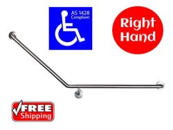 40 DEGREE GRAB BAR RH TRANSFER AS1428.1