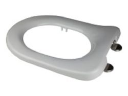 WHITE DISABLED TOILET SEAT