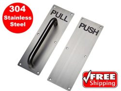 COMMERCIAL PUSH PULL HANDLE STAINLESS