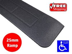 RUBBER ACCESS WHEELCHAIR RAMP 25MM AS1428.1