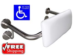 TOILET BACKREST DISABLED AS1428.1 COMPLIANT