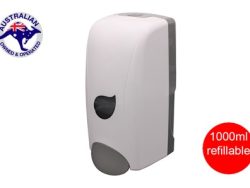 COMMERCIAL SOAP DISPENSER ABS WALL MOUNT 1000ml RE-FILLABLE
